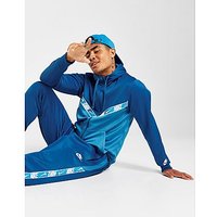 Nike Repeat Tape Full Zip Hoodie - Blue - Mens