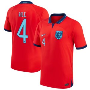 England Away Stadium Shirt 2022 - Kids with Rice 4 printing