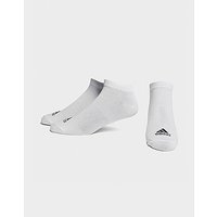 adidas 3 Pack Invisible Socks - White