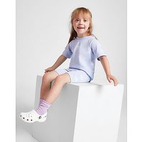 adidas Originals Girls' Repeat Trefoil T-Shirt/Shorts Set Infant - PURPLE