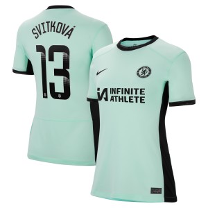 Chelsea WSL Third Stadium Sponsored Shirt 2023-24 - Womens with Svitková 13  printing