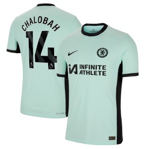 Chelsea Third Vapor Match Sponsored Shirt 2023-24 with Chalobah 14 printing