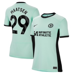 Chelsea Third Stadium Sponsored Shirt 2023-24 - Womens with Maatsen 29 printing