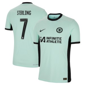 Chelsea Cup Third Vapor Match Sponsored Shirt 2023-24 with Sterling 7 printing