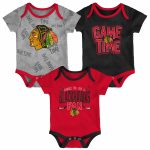Chicago Blackhawks 3PC Game Time S/S Creeper Set - Infant