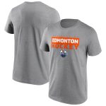 Edmonton Oilers Gain Ground T-Shirt - Sports Grey - Mens