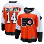 Philadelphia Flyers Fanatics Replica Home Breakaway Jersey - Orange - Sean Couturier - Mens