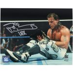 Shawn Michaels WWE Autographed 8" x 10" WrestleMania 12 Holding Title Photograph