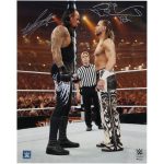 Shawn Michaels and The Undertaker WWE Autographed 16" x 20" WrestleMania 26 Photograph