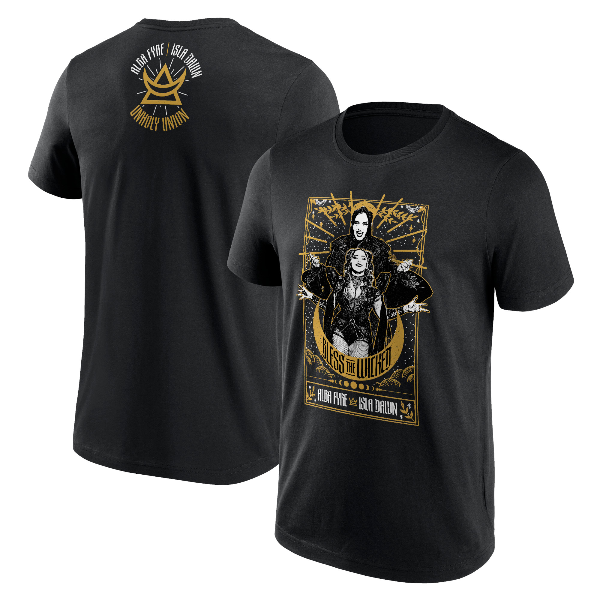 WWE Alba Fyre & Isla Dawn Bless The Wicked T-Shirt – Black – Mens WWE Alba Fyre & Isla Dawn Bless The Wicked T-Shirt - Black - Mens