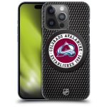 Colorado Avalanche NHL Puck Texture Graphic Phone Case - iPhone