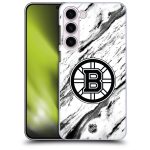 Boston Bruins NHL Marble Pattern Graphic Phone Case - Samsung