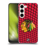 Chicago Blackhawks NHL Net Pattern Graphic Phone Case - Samsung