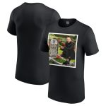 WWE CM Punk Peace Sign Pose T-Shirt - Black - Mens