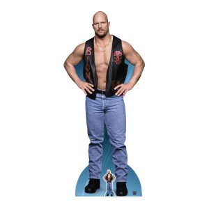 “Stone Cold” Steve Austin Cardboard Cut Out – 187 cm "Stone Cold" Steve Austin Cardboard Cut Out - 187 cm