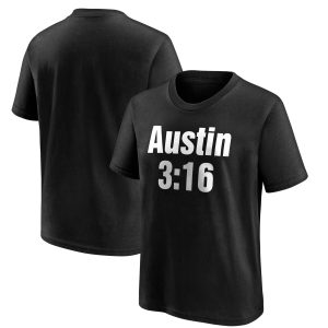 "Stone Cold" Steve Austin T-Shirt - Black - Youth