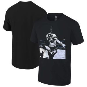Men's Ripple Junction Black "Stone Cold" Steve Austin "Finishing Move" Graphic T-Shirt