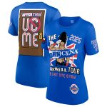Women's Blue John Cena Farewell Tour 2025 London T-Shirt