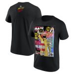 WWE Becky Lynch Magazine Cover Authentic T-Shirt - Black - Mens