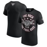 WWE The Rock Final Boss Brahma T-Shirt - Black -Mens