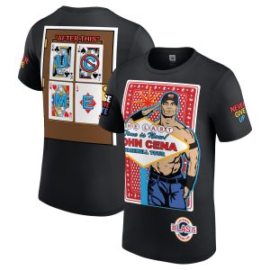 WWE John Cena Farewell 2025 Las Vegas T-Shirt - Black - Mens