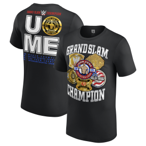 John Cena Grand Slam Champion T-Shirt – Black – Mens John Cena Grand Slam Champion T-Shirt - Black - Mens