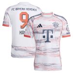 FC Bayern adidas Away Shirt 2025-26 with Kane 9 printing