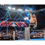 Sami Zayn WWE Unsigned Raising United States Title Photograph