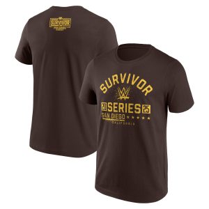 WWE Survivor Series 2025 San Diego T-Shirt – Brown – Mens WWE Survivor Series 2025 San Diego T-Shirt - Brown - Mens
