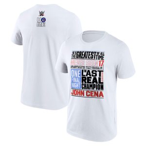 John Cena Never Seen 17 T-Shirt – White – Mens John Cena Never Seen 17 T-Shirt - White - Mens