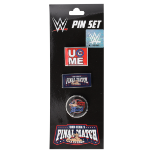 John Cena 3pk Collector Pin John Cena 3pk Collector Pin