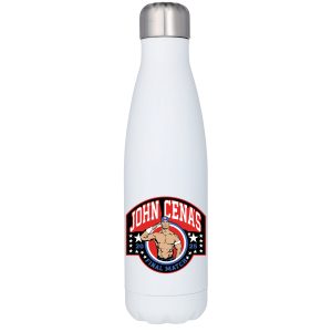 John Cena Final Match Stainless Steel 500ml Drink Bottle – White John Cena Final Match Stainless Steel 500ml Drink Bottle - White