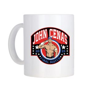 John Cena Final Match 11oz Coffee Mug – White John Cena Final Match 11oz Coffee Mug - White