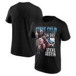 Stone Cold Steve Austin 3:16 Day 2026 Middle Finger Photo T-Shirt - Black - Mens