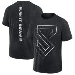 Men's Black Seth Rollins Vertical Burn It Down T-Shirt