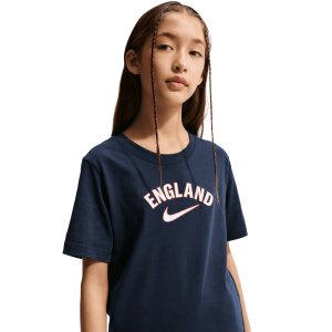 England Nike Wordmark T-Shirt - Obsidian - Kids