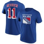 New York Rangers Iconic Name & Number Graphic T-Shirt - Royal - Messier 11 - Mens
