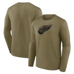 Detroit Red Wings Mono Logo Graphic Long Sleeve T-Shirt - Mens
