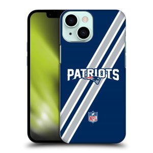 New England Patriots Stripes Logo Hard Shell Phone Case - iPhone
