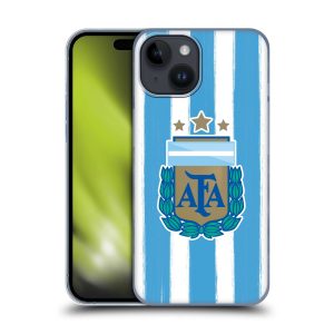 Argentina Brush Stripes Hard-Shell Phone Case - iPhone