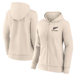 All Blacks Essentials Full Zip Hoodie - Cream - Womens