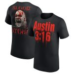 Stone Cold Steve Austin Blood From A Stone T-Shirt - Black - Mens