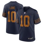 Green Bay Packers Nike Game Alternate Jersey - Navy - Jordan Love - Mens