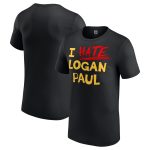 WWE Logan Paul I Hate Logan Paul T-Shirt - Black - Mens