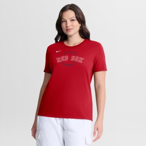 Boston Red Sox Nike Short Sleeve Cotton Tee - Womens