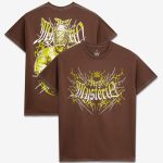 Men's Ripple Junction Brown Rey Mysterio Gothic Graphic T-Shirt