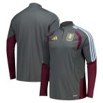Aston Villa adidas Training Top - Charcoal