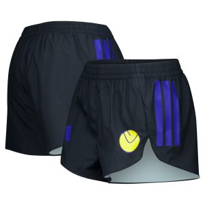 Leeds United adidas Running Shorts - Black - Womens