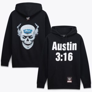 Men's Mitchell & Ness Black "Stone Cold" Steve Austin Hoodie