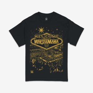 Men's Ripple Junction Black WrestleMania 42 Welcome to Fabulous WrestleMania T-Shirt